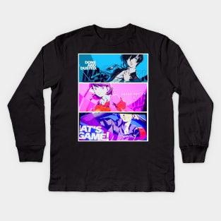 Persona 3 Relod - Makoto, Yukari & Junpei All out Attack Portraits Kids Long Sleeve T-Shirt